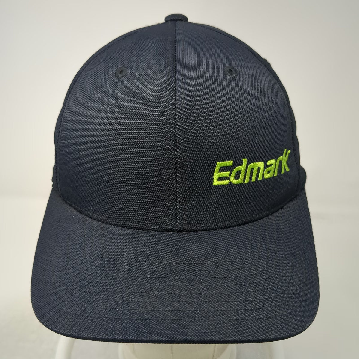 Sport-Tek Baseball Cap Black M Fitted Flexfit Chevy Edmark Logo Hat Corporate