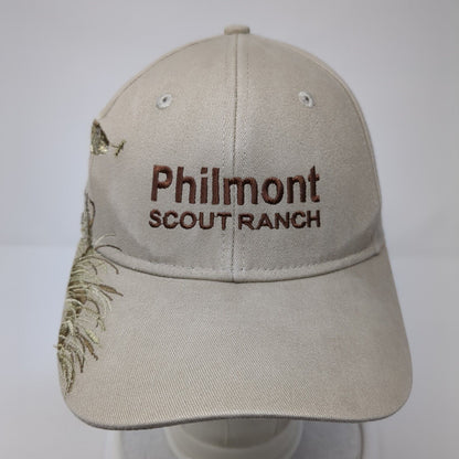 Philmont Scout Ranch Strapback Hat Tan One Size Adjustable Dri-Duck