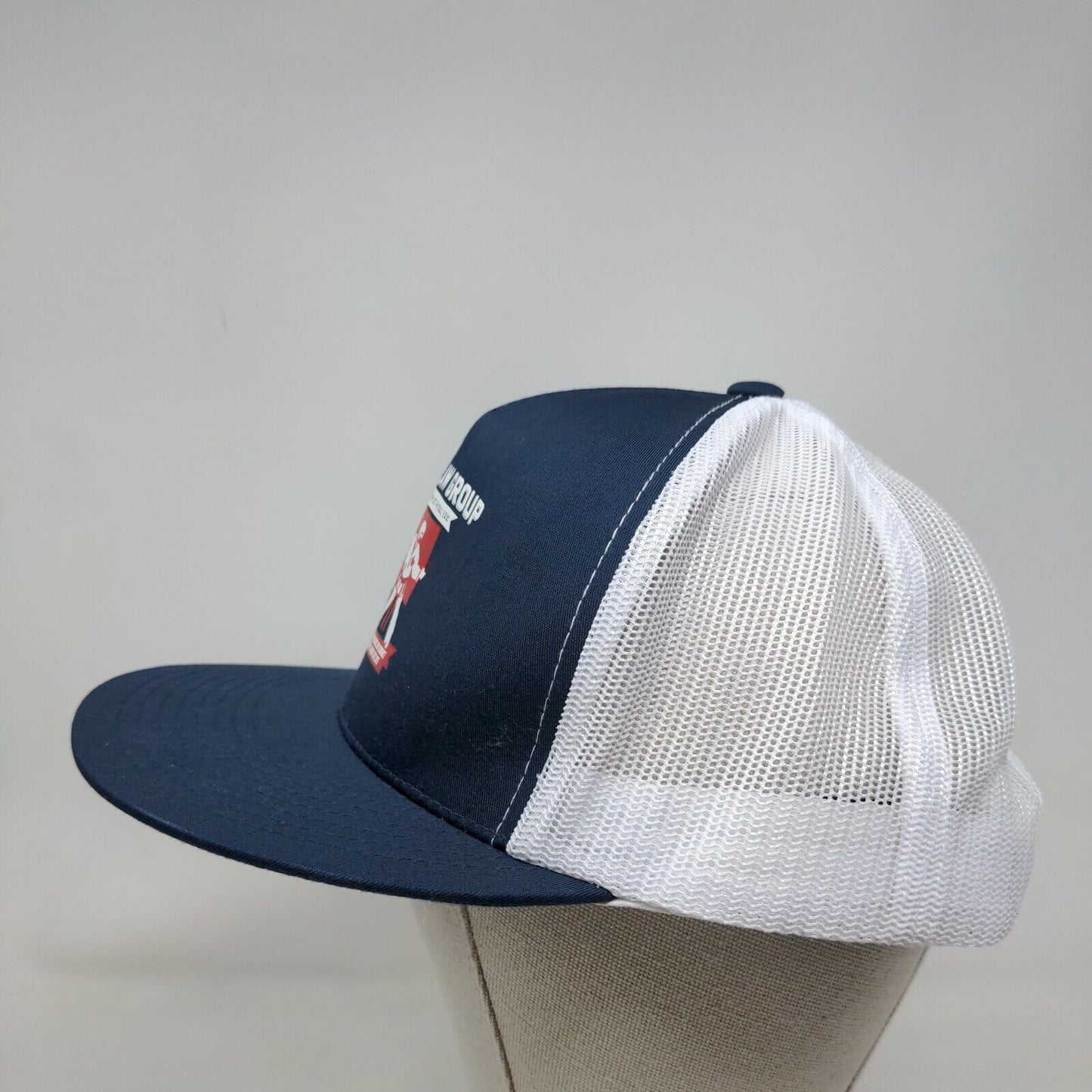 Puget Law Group Snapback Mesh Back Trucker Hat Blue One Size Colorblock