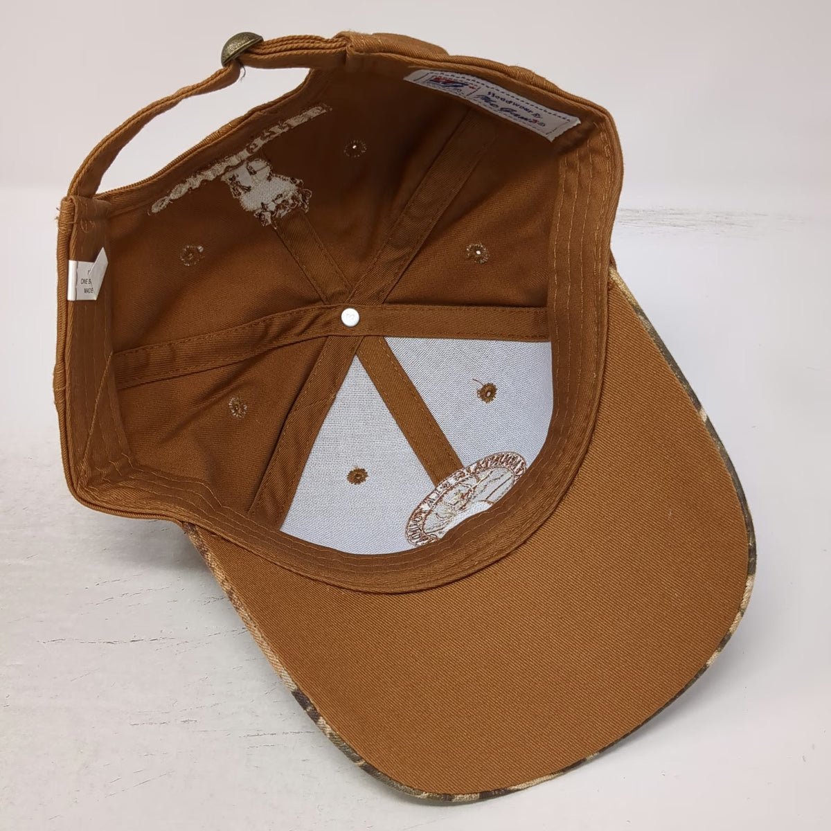 The Game Rocky Mountain Elk Foundation Committee Brown Camo Baseball Cap OS Hat