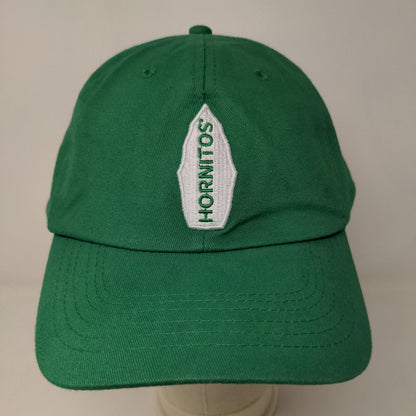 Hornitos Men's Slideback Hat Green Adjustable Embroidered Logo 100% Cotton