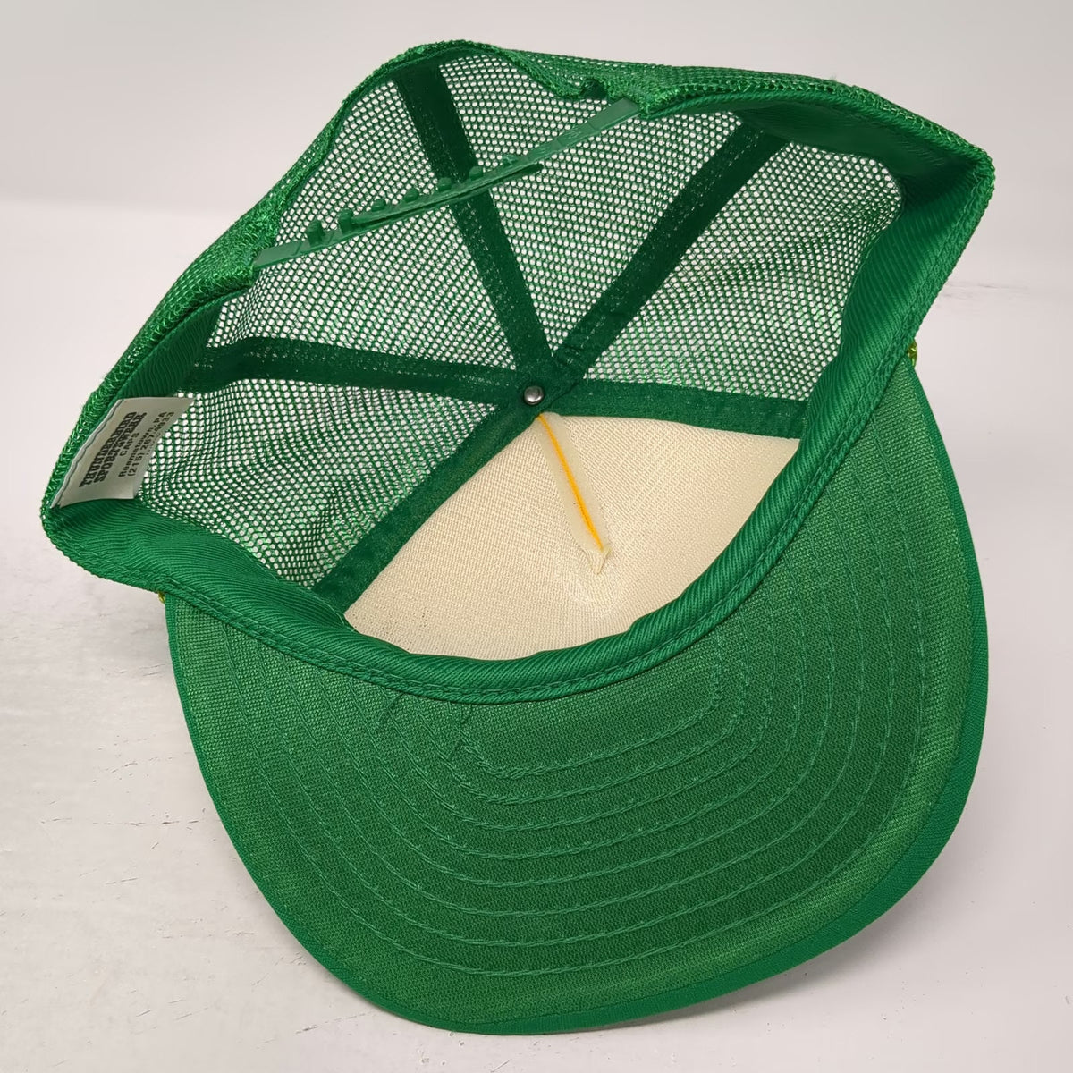 Thunderbird Sportswear Miracle-Gro Green Yellow Trucker Hat Snapback Vintage