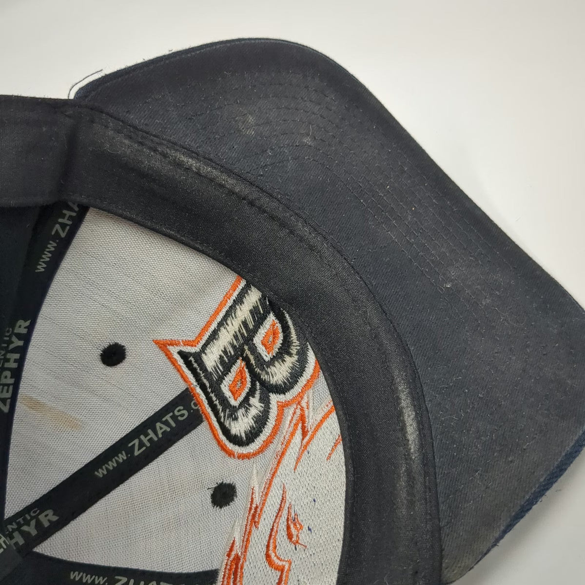 Boise State Broncos NCAA Zephyr Blue S Cap Fitted 3D Embroidery Stretch Fit Hat