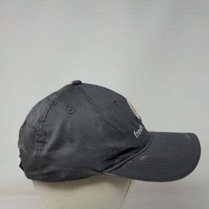 Fresh Poppin' Strapback Hat Gray One Size Adjustable Embroidered Port & Company