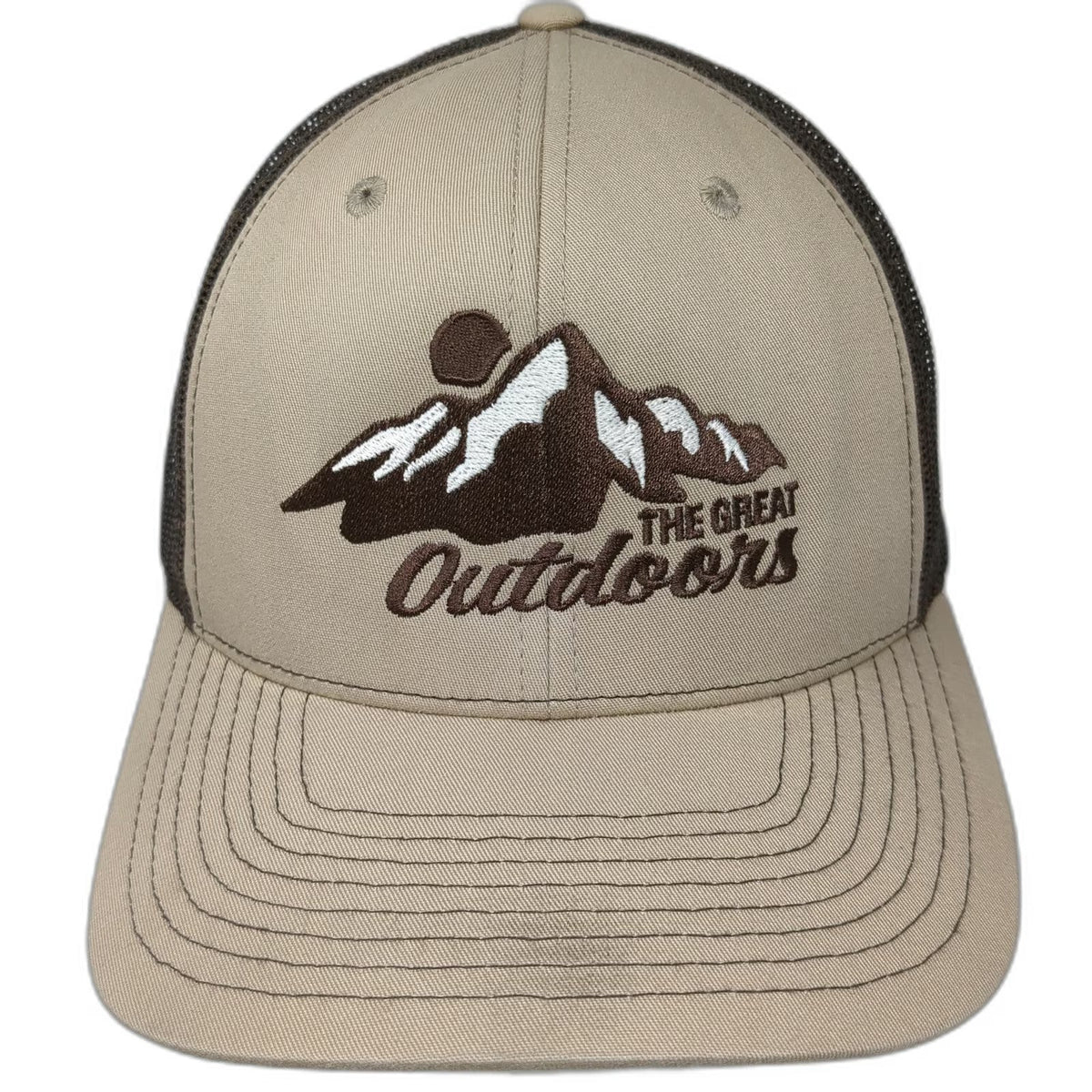 Richardson Trucker Hat Brown One Size Mesh Back Mountain Great Outdoors Hat