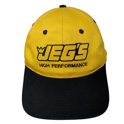 Jeg's High Performance Snapback Hat Yellow OSFA Embroidered Colorblock