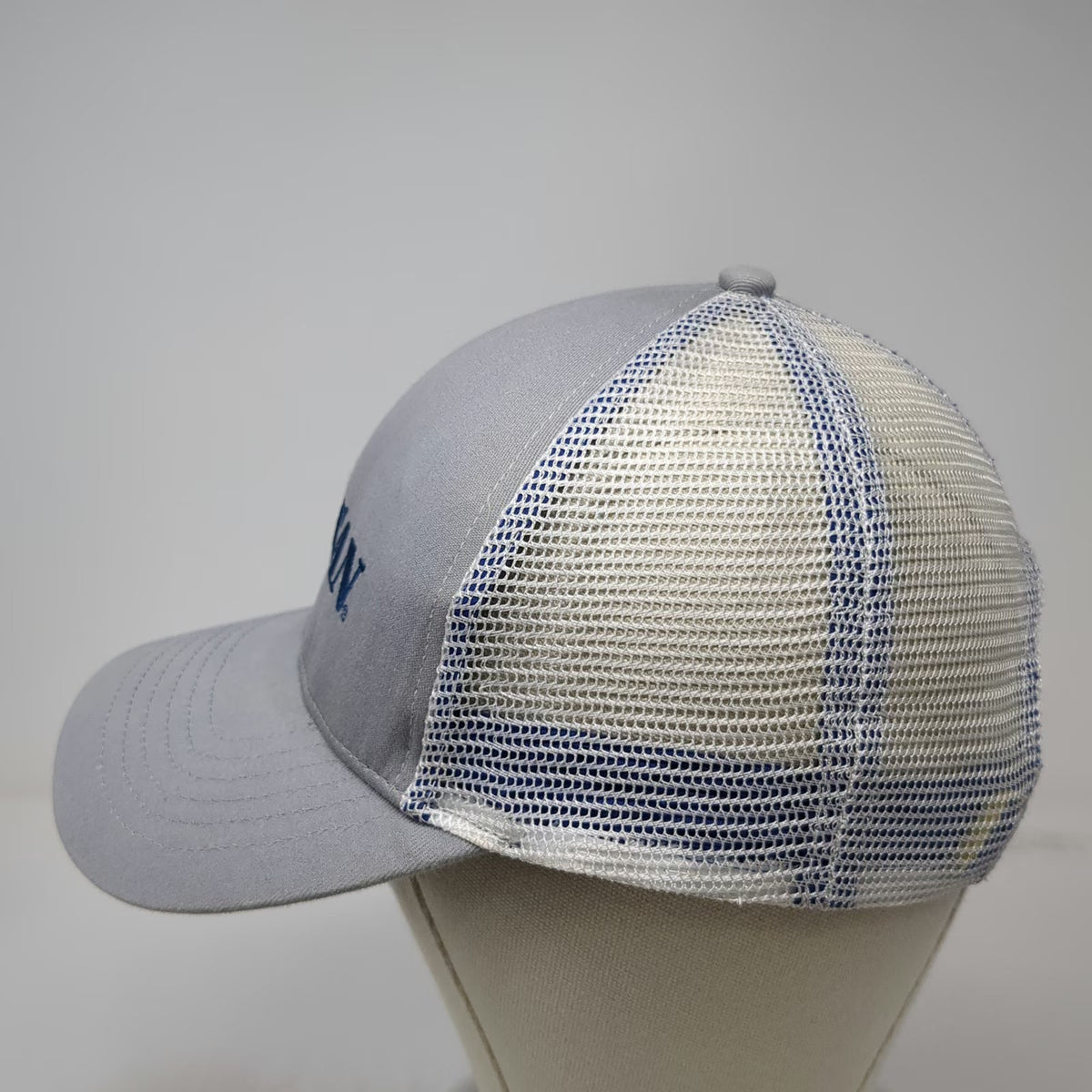 K-Products Trucker Hat Gray One Size Mesh Back Snapback TITAN Embroidered Hat