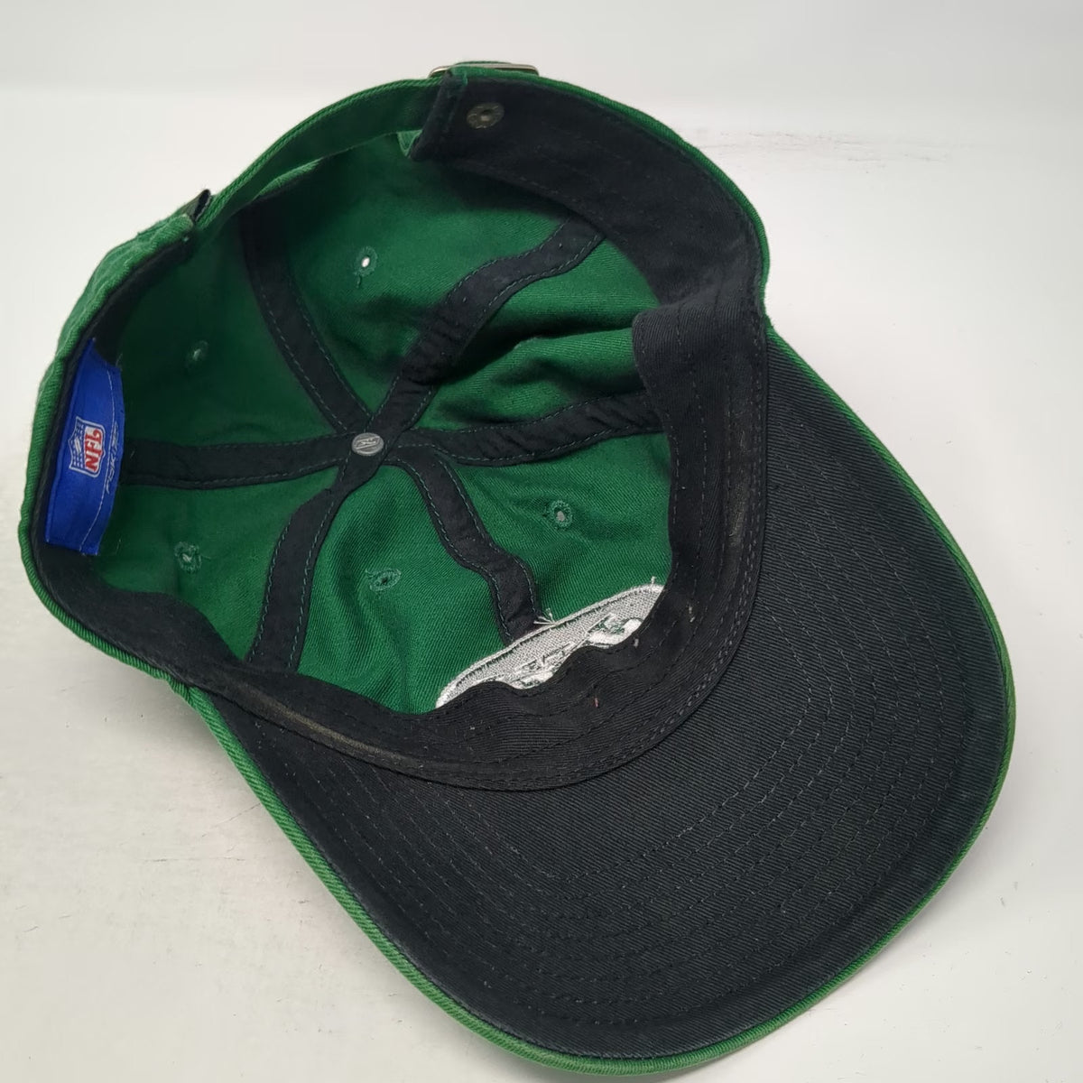 New York Jets NFL Reebok Baseball Cap Green One Size Hat Slideback Curved Brim
