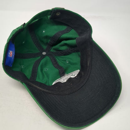 New York Jets NFL Reebok Baseball Cap Green One Size Hat Slideback Curved Brim
