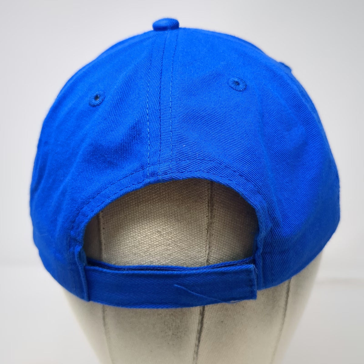 Big X Baseball Cap Blue One Size Grand Teton Distillery Mountain Patch Hat