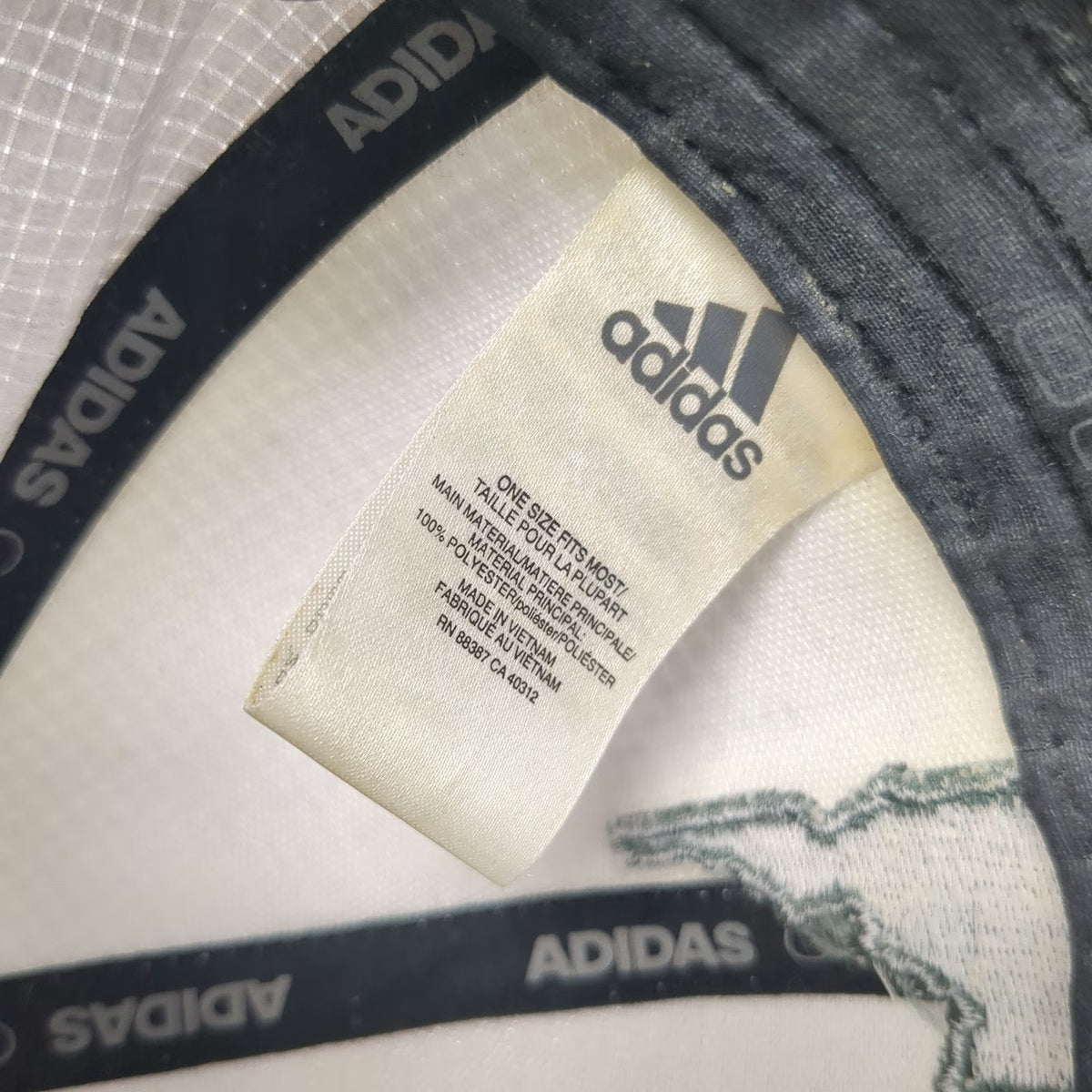 Adidas Snapback Gray Hat One Size Boise Idaho State Map Polyester Golf Cap