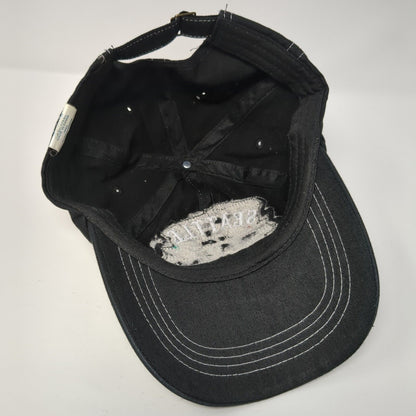 Seattle Emerald City Slideback Hat Black One Size Adjustable 6 Panel