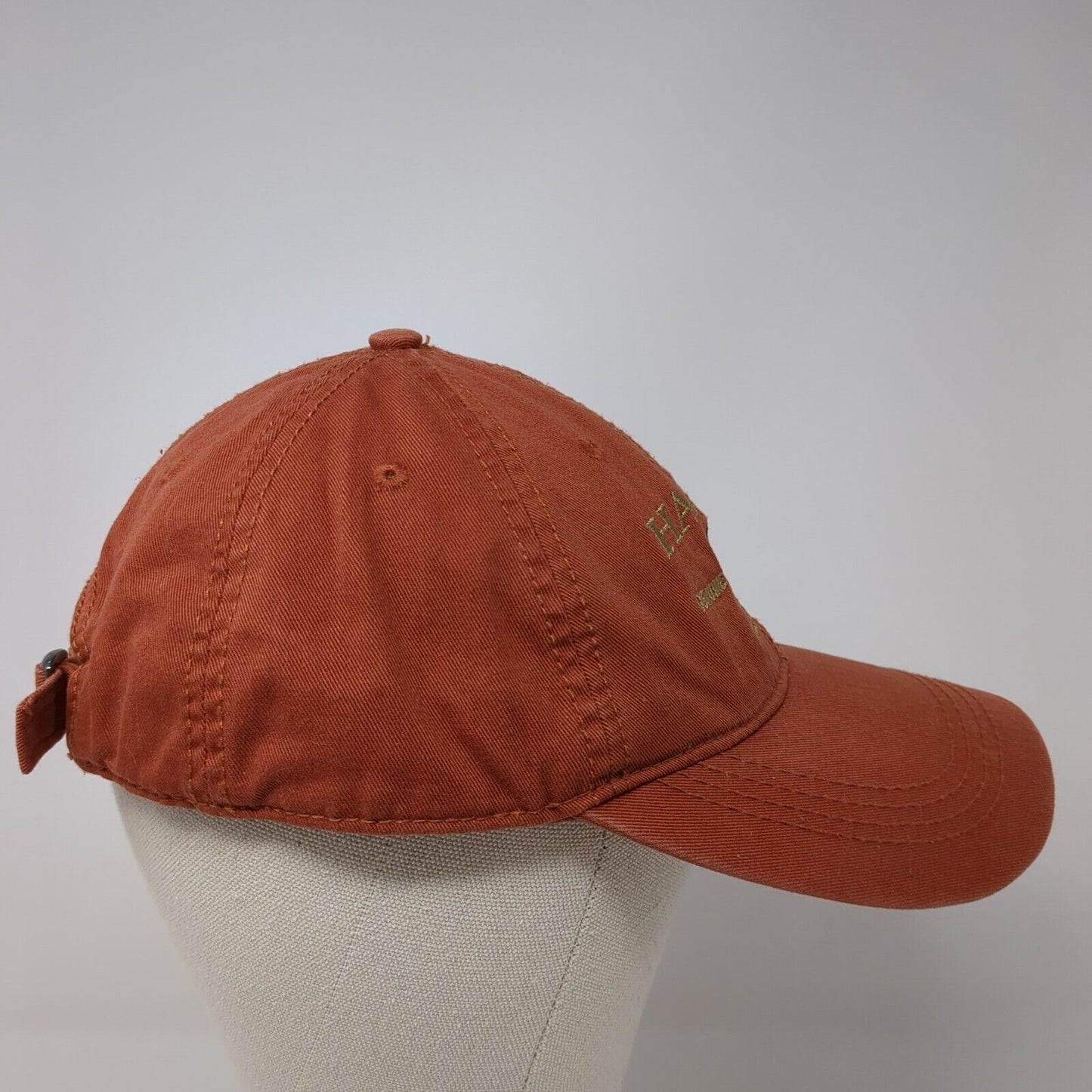 Haines Alaska Genuine Article Slideback Hat Orange Adjustable Prairie Mountain