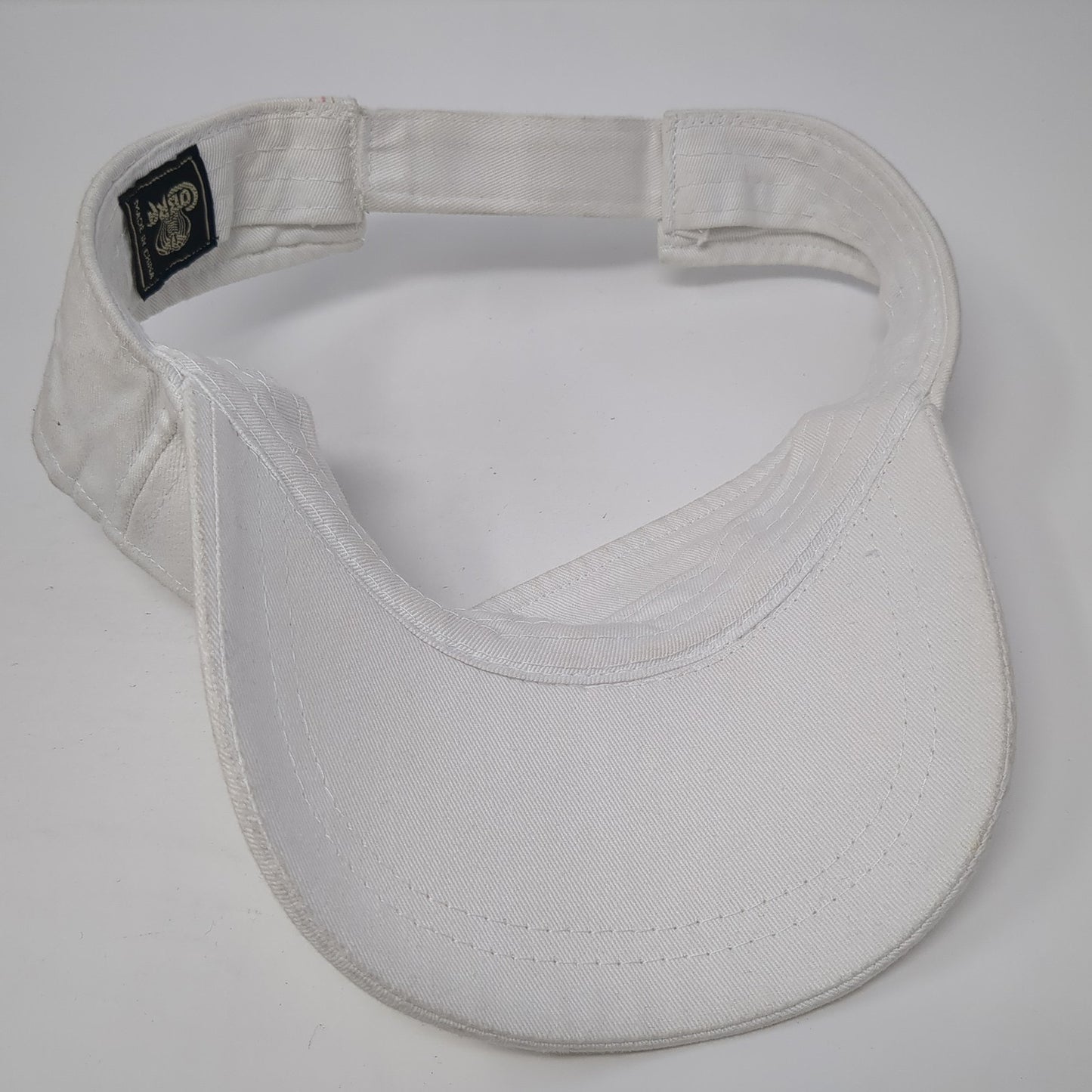 Rainbow Sun Visor Hat White One Size Adjustable Strap Lightweight Cobra