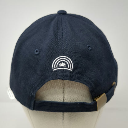 Blue Baseball Cap One Size Cresco Embroidered Logo Adjustable Slideback Hat