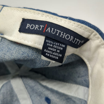 Port Authority Baseball Cap Blue One Size Denim Cave Creek AZ Horny Toad Hat