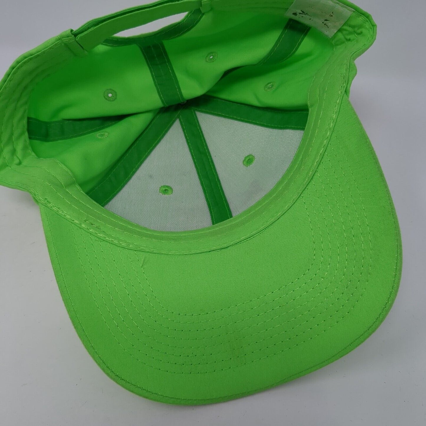 Key West Strapback Hat Green One Size Adjustable Solid 6 Panel
