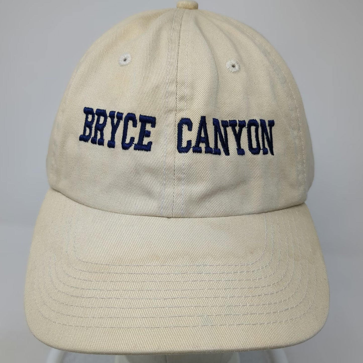 Fahrenheit Baseball Cap Beige One Size Hat Bryce Canyon Embroidered Cotton
