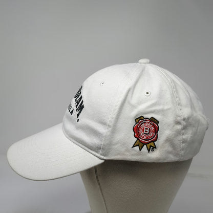 Jim Beam Vanilla Baseball Cap White One Size Slideback Side Patch Cotton Hat