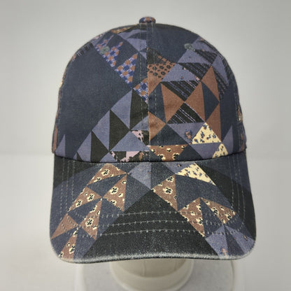 Universal Thread Slideback Hat Multicolor OS Adjustable Patchwork 6 Panel Cotton