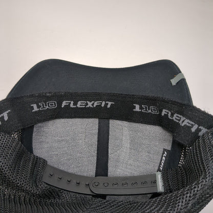 Windfall Classic Snapback Trucker Hat Black OSFA Mesh Back Flexfit