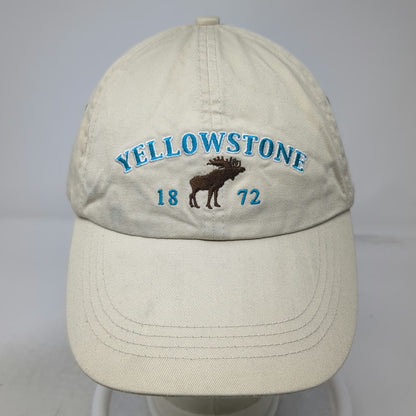 Sansegal Baseball Cap Beige One Size Yellowstone National Park Moose 1872 Hat