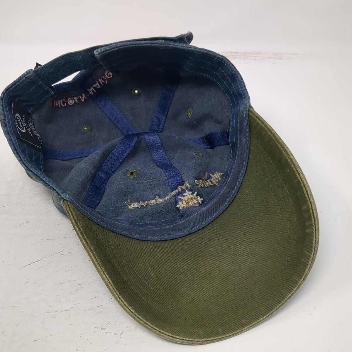 Ouray Alpine Meadows Lincoln Navigator 2001 Blue Green One Size Baseball Cap Hat