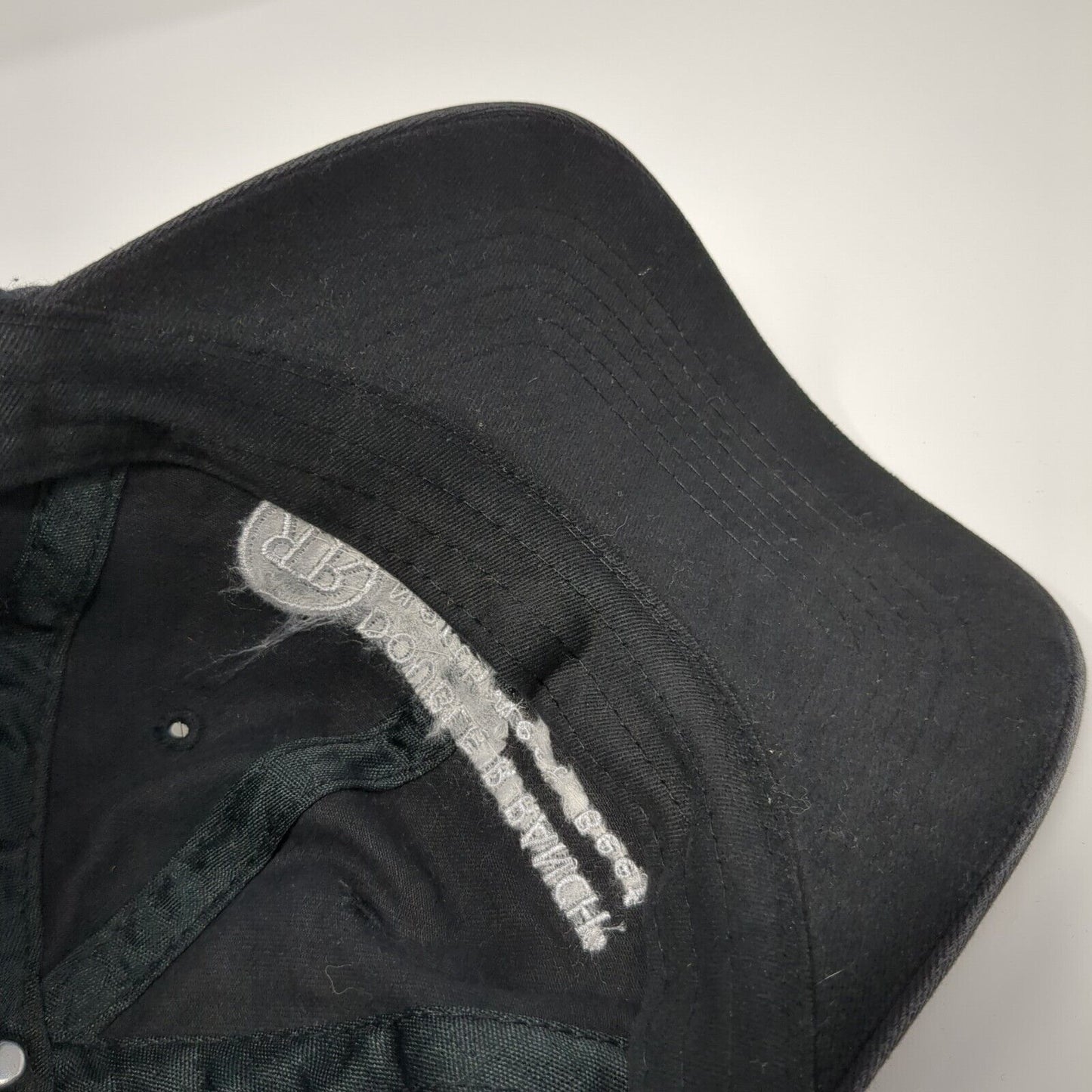 Double R Ranch Northwest Beef Slideback Hat Black One Size 6 Panel