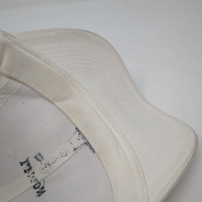 Limon Colorado Strapback Baseball Cap White One Size Adjustable Embroidered