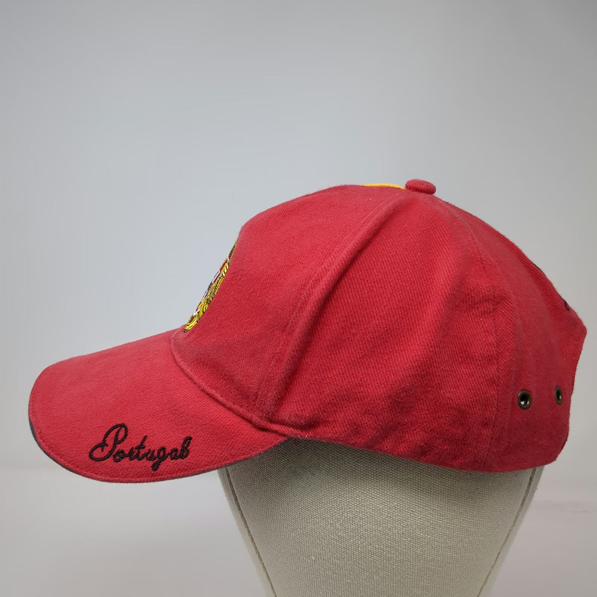 Portugal Coat of Arms Baseball Cap Red Green Yellow One Size Embroidered Hat