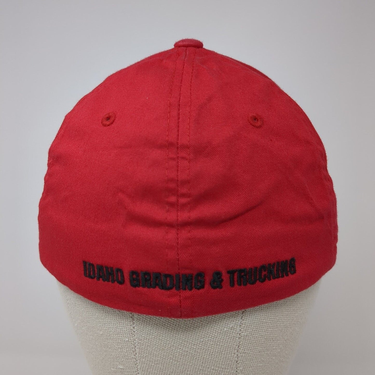 IGT Idaho Grading & Trucking Fitted Hat Red S/M Flexfit 6 Panel Port Authority
