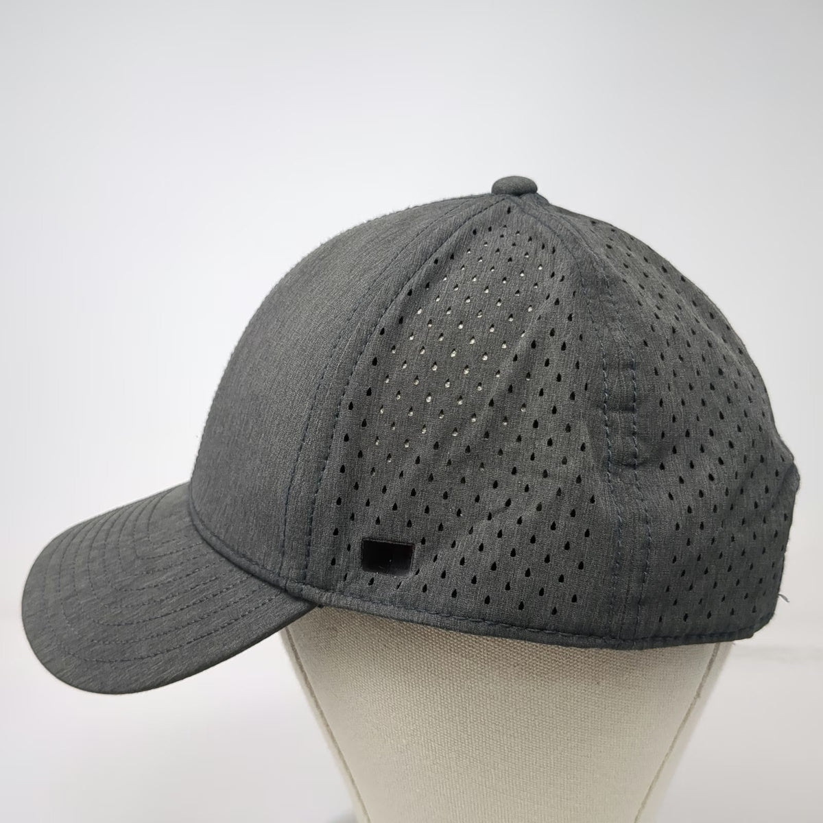 Melin Trucker Hat Gray One Size A-Game Hydro Perforated Performance Snapback