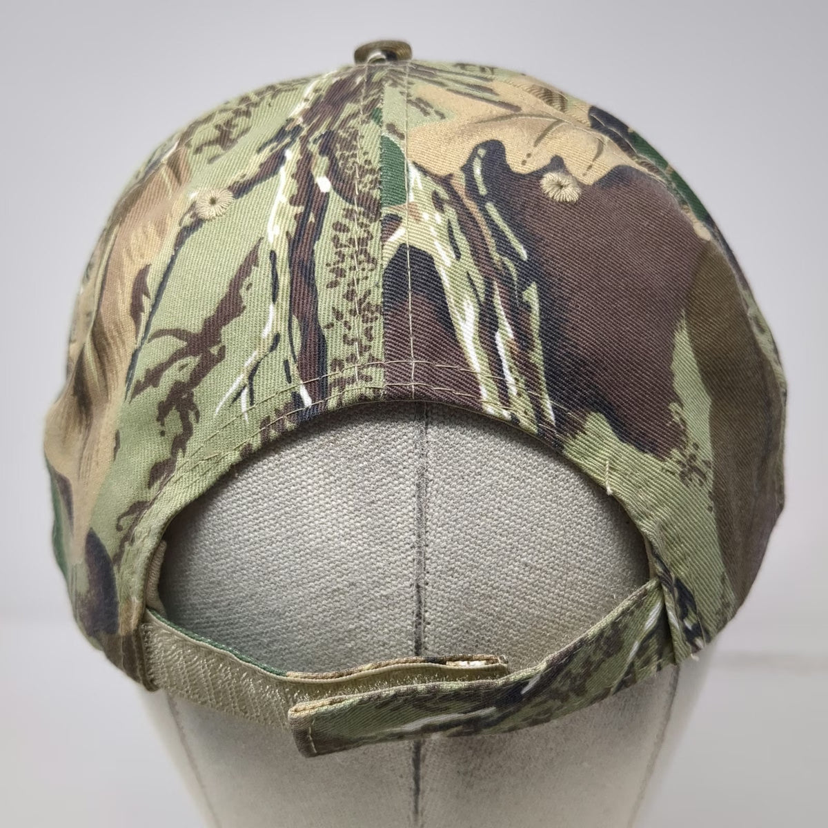 Otto Baseball Cap Green Camo One Size Meridian Drafting Design Strapback Hat