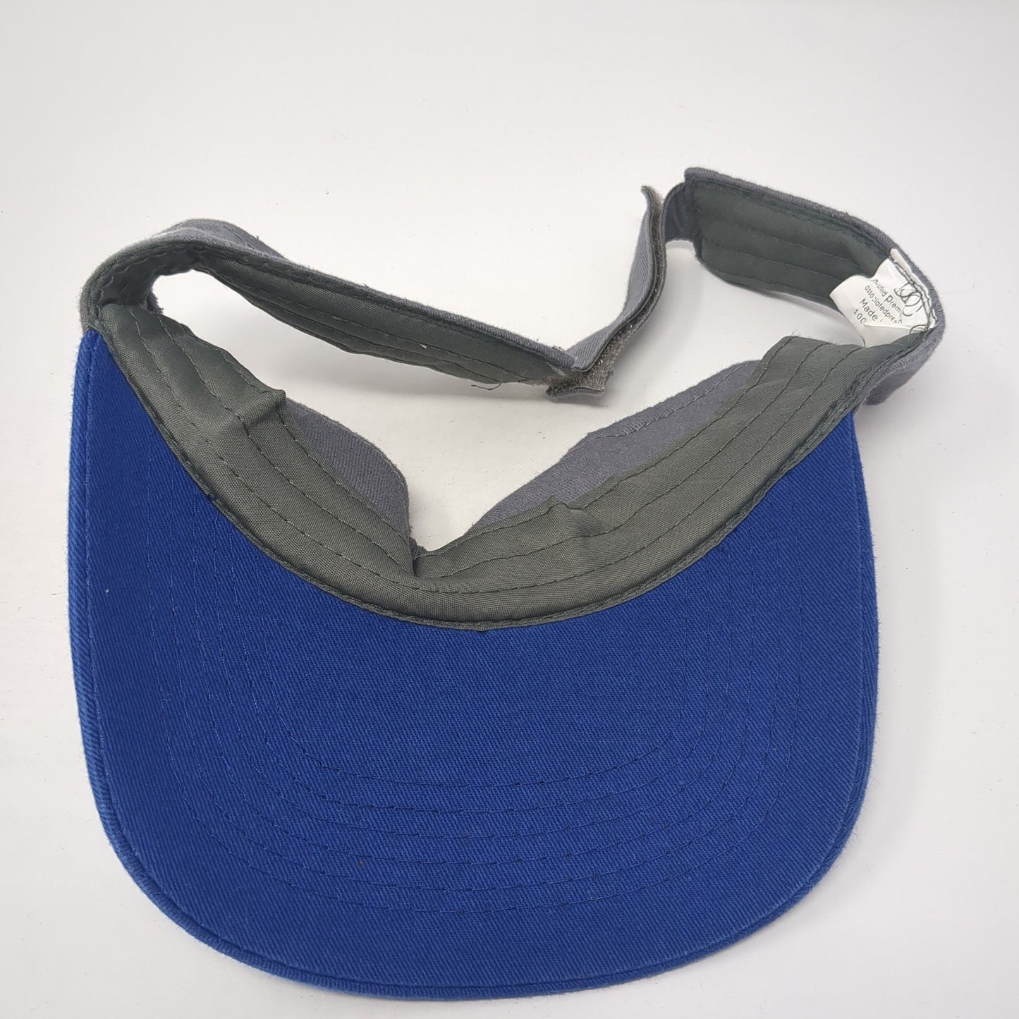 KC Sun Visor Hat Multicolor One Size Adjustable Strap Embroidered Lightweight