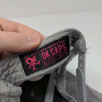 Salty Wave Snapback Trucker Hat Red OSFA Mesh Back Tsunami Surf Shop