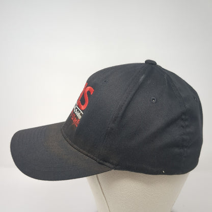 AIS Affordable Insurance Solutions Fitted Baseball Cap Black XL Flexfit Yupoong