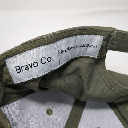 Bravo Co. Baseball Cap Green One Size BCM Star Tactical Logo Strapback Hat