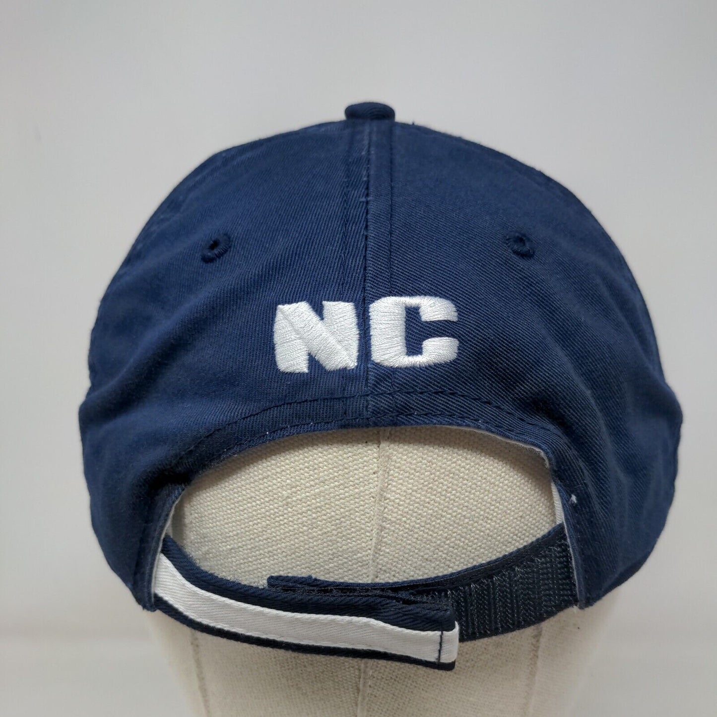 Topsail Island North Carolina Strapback Hat Blue OSFA Adjustable Embroidered