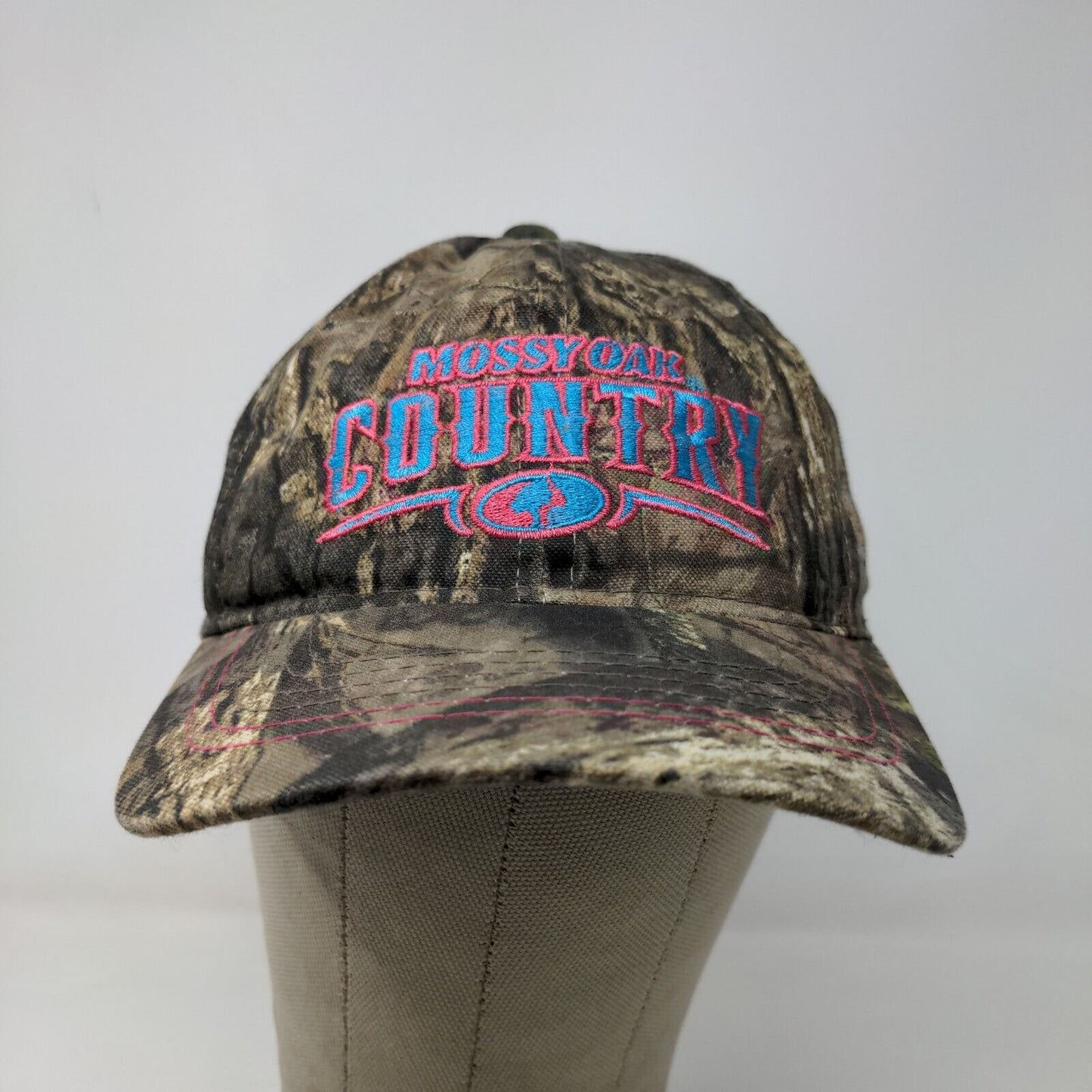 Mossy Oak Women's Strapback Camo Hat Adjustable Embroidered Country Logo