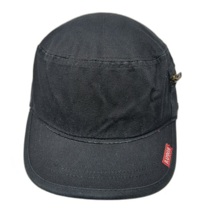 Rapid Dominance Army Cap Black M Side Zipper Pocket Distressed Tactical Hat