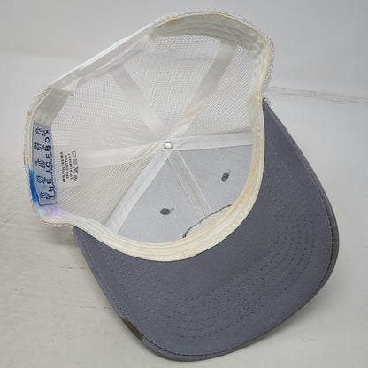 The Icebox Trucker Hat Gray White One Size Buffalo Wild Wings Weck bw-3 Patch