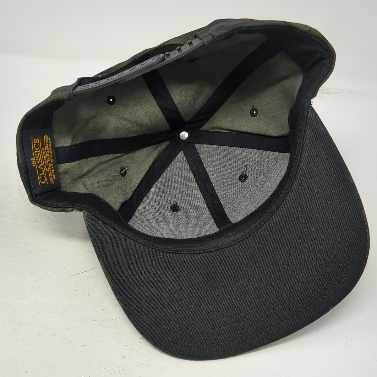 Yupoong Snapback Black One Size GCU Purple Multicam Camo Flat Brim Classics Hat