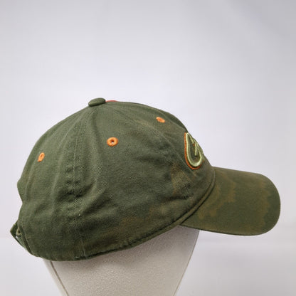 Gamakatsu Strapback Hat Green One Size Adjustable Embroidered 6 Panel