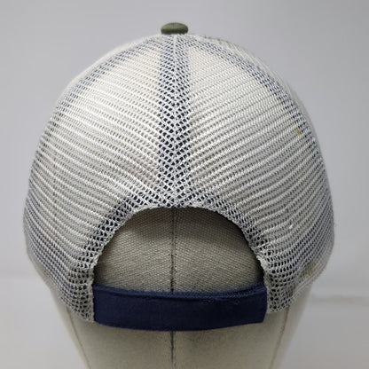 Peterbilt Baseball Cap Green Blue White One Size Mesh Snapback Hat Logo Patch