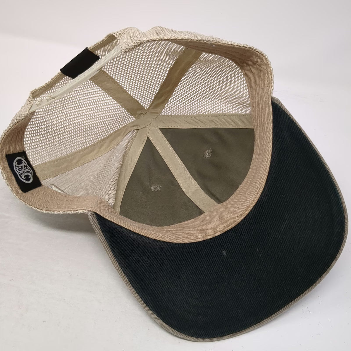 FN Herstal Trucker Hat Gray One Size Mesh Back US Flag Snapback Tactical Patch
