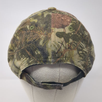 Deer Strapback Hat Multicolor Camo One Size Embroidered Hunting Outdoor