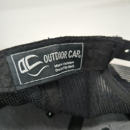Outdoor Cap Trucker Hat Black One Size D&B Supply 1959 Logo Mesh Snapback