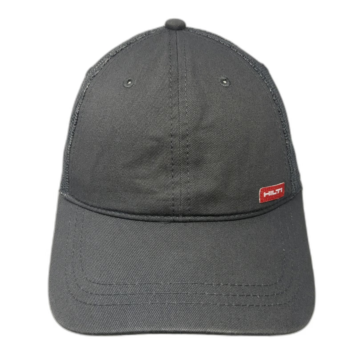 Hilti Baseball Cap Gray One Size Mesh Back Adjustable Construction Tool Hat