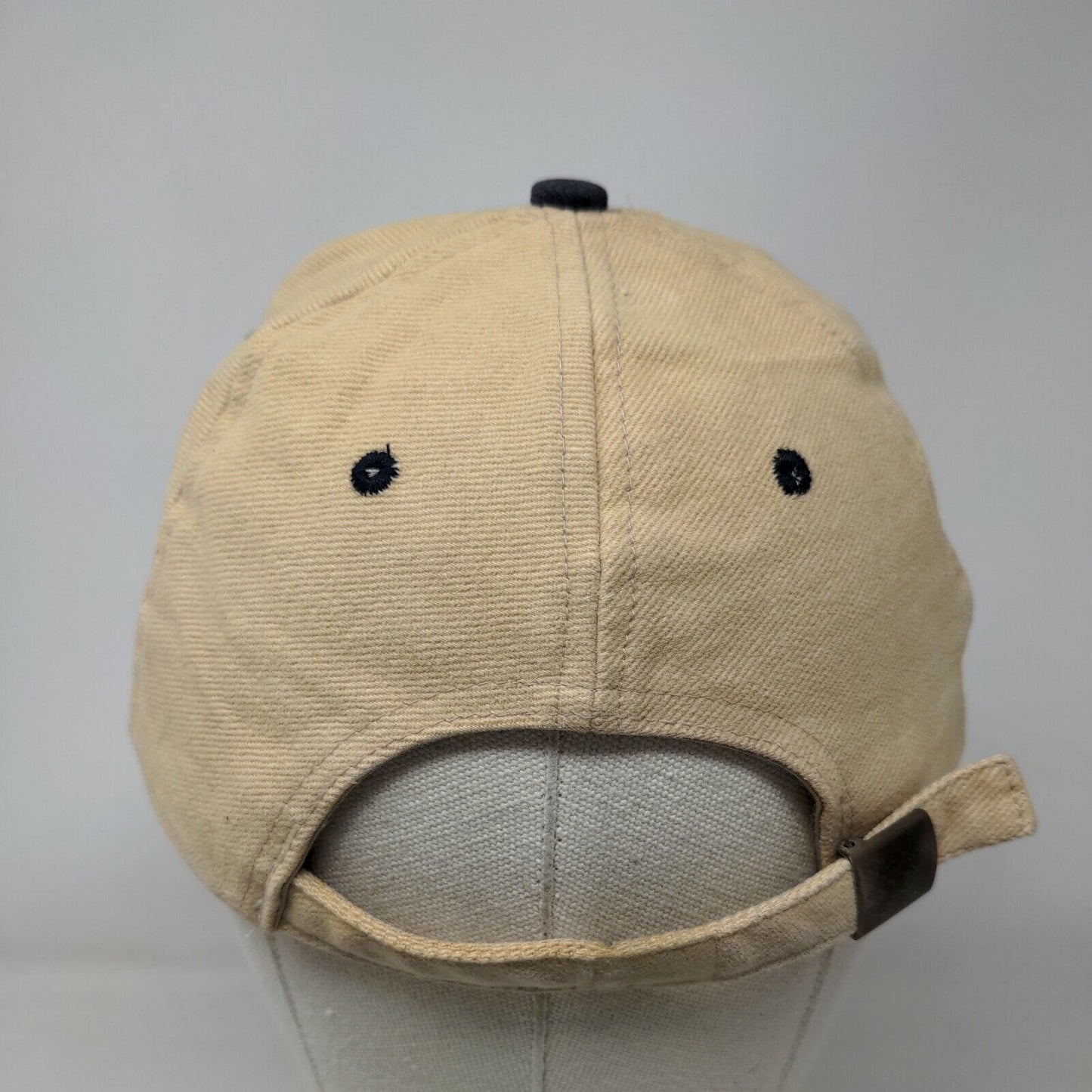 Cecchi Slideback Hat Tan 58 cm Embroidered Adjustable 6 Panel Vent Holes
