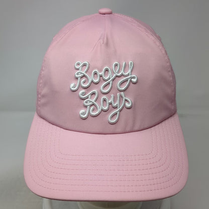 Bogey Boys 5 Panel Purple One Size Hat Script Embroidery Polyester Snapback